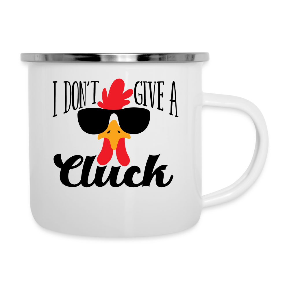 Cluck_Camper Mug - white
