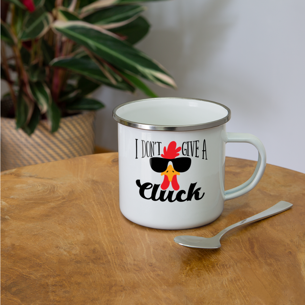Cluck_Camper Mug - white