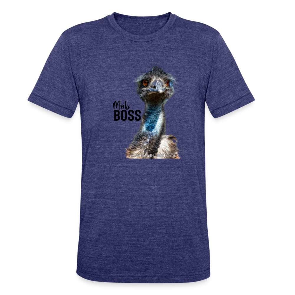 Unisex Tri-Blend T-Shirt - heather indigo