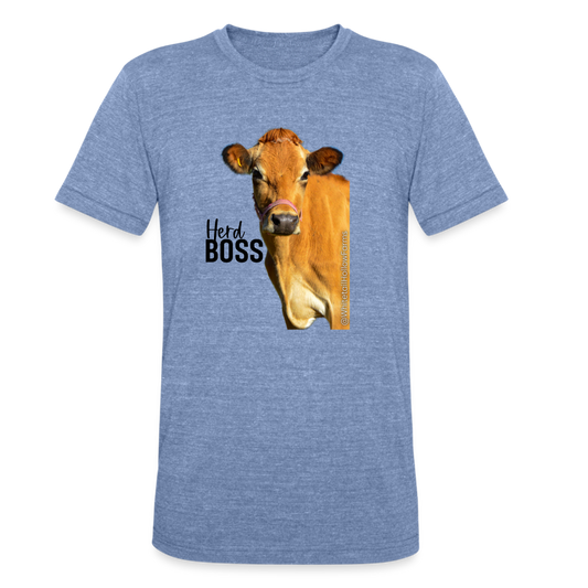 Unisex Tri-Blend T-Shirt - heather blue